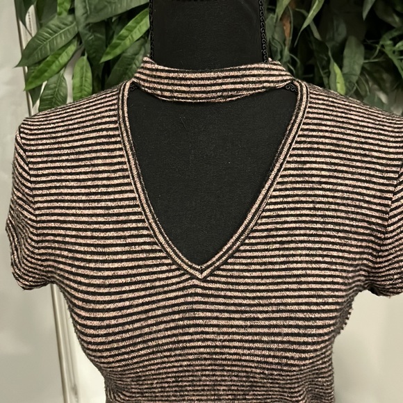 (NWT) A. Byer High Neck Fitted Top - Picture 2 of 5